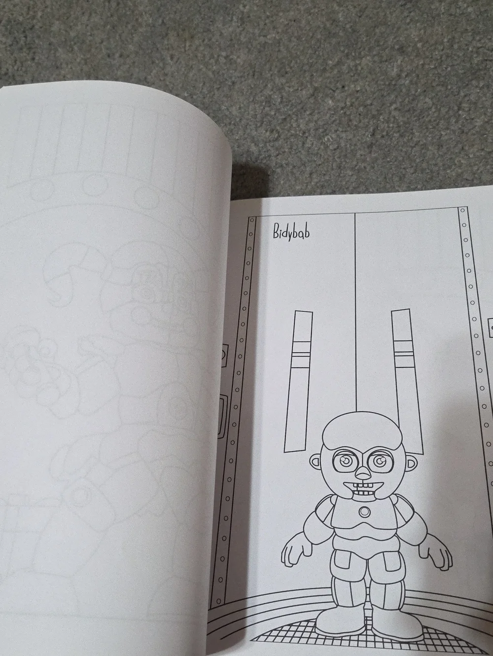 Fnaf Coloring Book Set -five Nights At Freddys